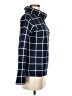 J.Crew Factory Store 100% Polyester Checkered-gingham Blue Turtleneck Sweater Size S - photo 4