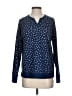 Berkley Jensen Blue Long Sleeve Henley Size S - photo 1