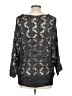 Chico's Metallic Black Pullover Sweater Size Lg (2) - photo 2