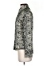 Zara Animal Print Silver Long Sleeve Blouse Size XS - photo 5
