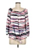AGB Pink 3/4 Sleeve Blouse Size M - photo 1
