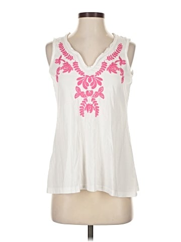 Garnet Hill Sleeveless Blouse (view 1)