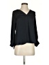 Vince Camuto 100% Polyester Black Long Sleeve Blouse Size S - photo 1