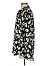 Zara Animal Print Black Long Sleeve Blouse Size XS - photo 5