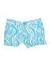 Lilly Pulitzer 100% Cotton Print Blue Board Shorts Size 00 - photo 1