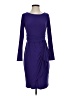 DKNY Solid Purple Cocktail Dress Size 4 - photo 1