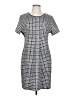 Reed Houndstooth Gray Casual Dress Size L - photo 1