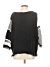 First Issue by Liz Claiborne Color Block Black Pullover Sweater Size 2 - photo 2