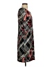 Chico's Graphic Black Casual Dress Size XS (00) - photo 4