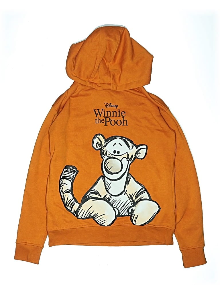 Pre-owned Primark Kids' Pullover Hoodie In Orange