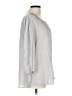 Krazy Kat Silver 3/4 Sleeve Blouse Size L - photo 4