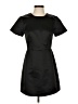 J.Crew Collection 100% Polyester Solid Black Casual Dress Size 0 - photo 1