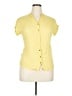 Lee 100% Viscose Yellow Short Sleeve Blouse Size XL - photo 1