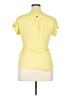 Lee 100% Viscose Yellow Short Sleeve Blouse Size XL - photo 2