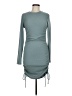 Love Tree Solid Teal Casual Dress Size M - photo 1