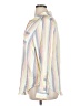 Torrid Stripes Ivory Long Sleeve Button-Down Shirt Size 1X Plus (1) - photo 5