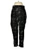 Silence and Noise 100% Polyester Graphic Black Active Pants Size 4 - photo 1