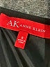 AK Anne Klein Solid Black Formal Skirt Size 6 - photo 4
