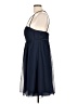 Alfred Angelo 100% Polyester Solid Blue Cocktail Dress Size 10 - photo 5