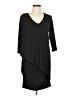 Last Tango Solid Black Casual Dress Size L - photo 1