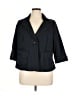Lane Bryant Black Blue Blazer Size 16 - photo 1