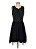 Julienne W. Stars Black Blue Casual Dress Size M - photo 1