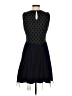 Julienne W. Stars Black Blue Casual Dress Size M - photo 2