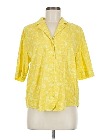Treasure & Bond 3/4 Sleeve Button-Down Shirt (view 1)