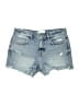Current/Elliott 100% Cotton Blue Denim Shorts Size 24 waist - photo 1