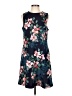 Donna Morgan Floral Blue Casual Dress Size 8 - photo 1