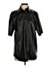Babaton 100% Polyurethane Black Short Sleeve Blouse Size S - photo 1