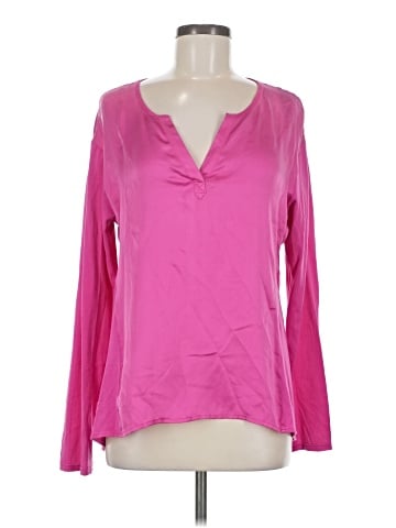 Go By Go Silk Long Sleeve Silk Top (view 1)