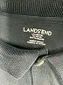 Lands' End 100% Cotton Black Long Sleeve Polo Size 12 - 14 - photo 3