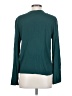 Mi ami 100% Rayon Teal Long Sleeve Blouse Size S - photo 2