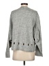 Mango Solid Gray Pullover Sweater Size S - photo 2