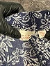 Ace Delivery 100% Rayon Floral Blue Casual Pants Size XS - photo 4
