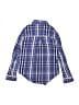 Mudd Plaid Blue Long Sleeve Button-Down Shirt Size 7 - 8 - photo 2