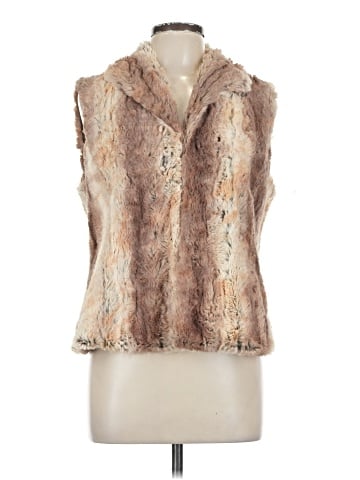 Kate Rosy Faux Fur Vest (view 1)