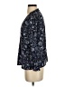 Aqua 100% Polyester Paisley Blue 3/4 Sleeve Blouse Size S - photo 5