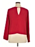 Lush Red Long Sleeve Blouse Size XL - photo 2