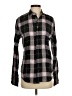 Marc by Marc Jacobs Plaid Black Long Sleeve Button-Down Shirt Size XS - photo 1