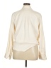 Gap 100% Polyester Ivory Long Sleeve Blouse Size XL - photo 2