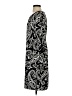 Talbots Paisley Black Casual Dress Size 4 - photo 5
