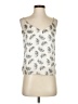 14th & Union 100% Polyester Ivory Tank Top Size XS - photo 1