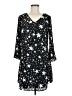 Decree 100% Polyester Stars Black Casual Dress Size M - photo 1