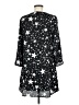 Decree 100% Polyester Stars Black Casual Dress Size M - photo 2