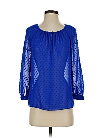 J.Crew Factory Store 3/4 Sleeve Blouse (view 1)