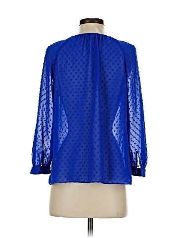J.Crew Factory Store 3/4 Sleeve Blouse (view 2)