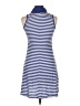 Three Dots Stripes Blue Casual Dress Size L - photo 2