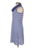 Three Dots Stripes Blue Casual Dress Size L - photo 5